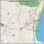 MBTA Wonderland Neighborhood Map